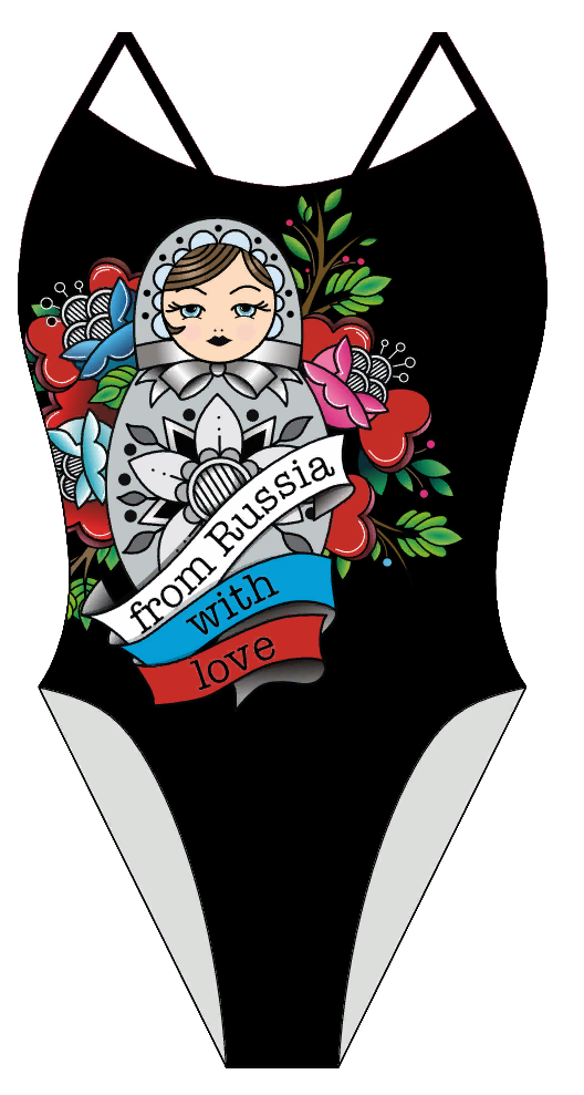 Купальник для синхронного плавания RUSSIAN DOLL