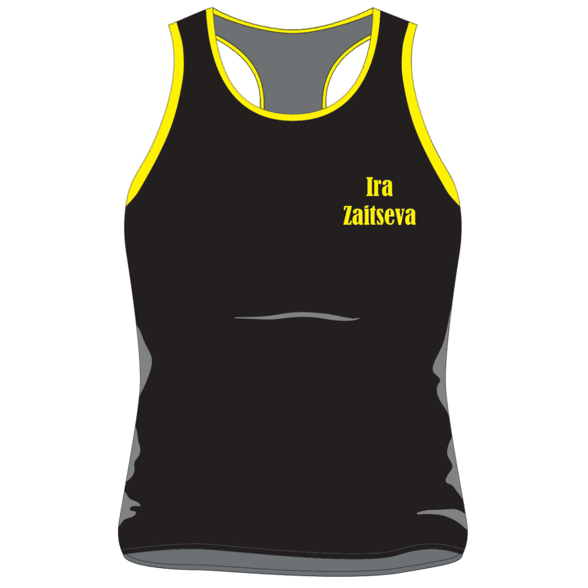 TANK TOP BLACK&YELLOW