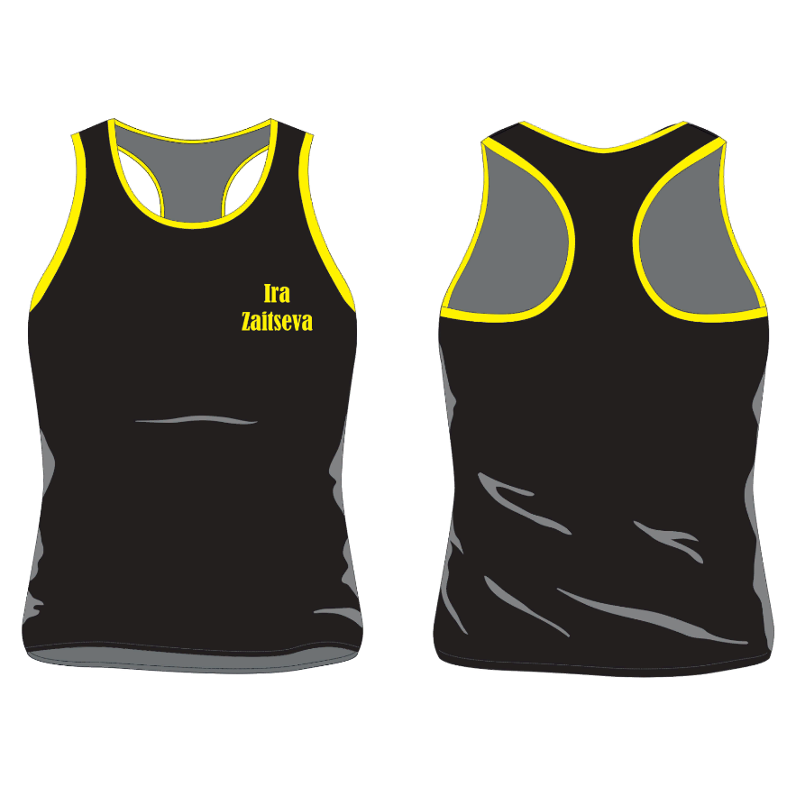 TANK TOP BLACK&YELLOW — фото 3