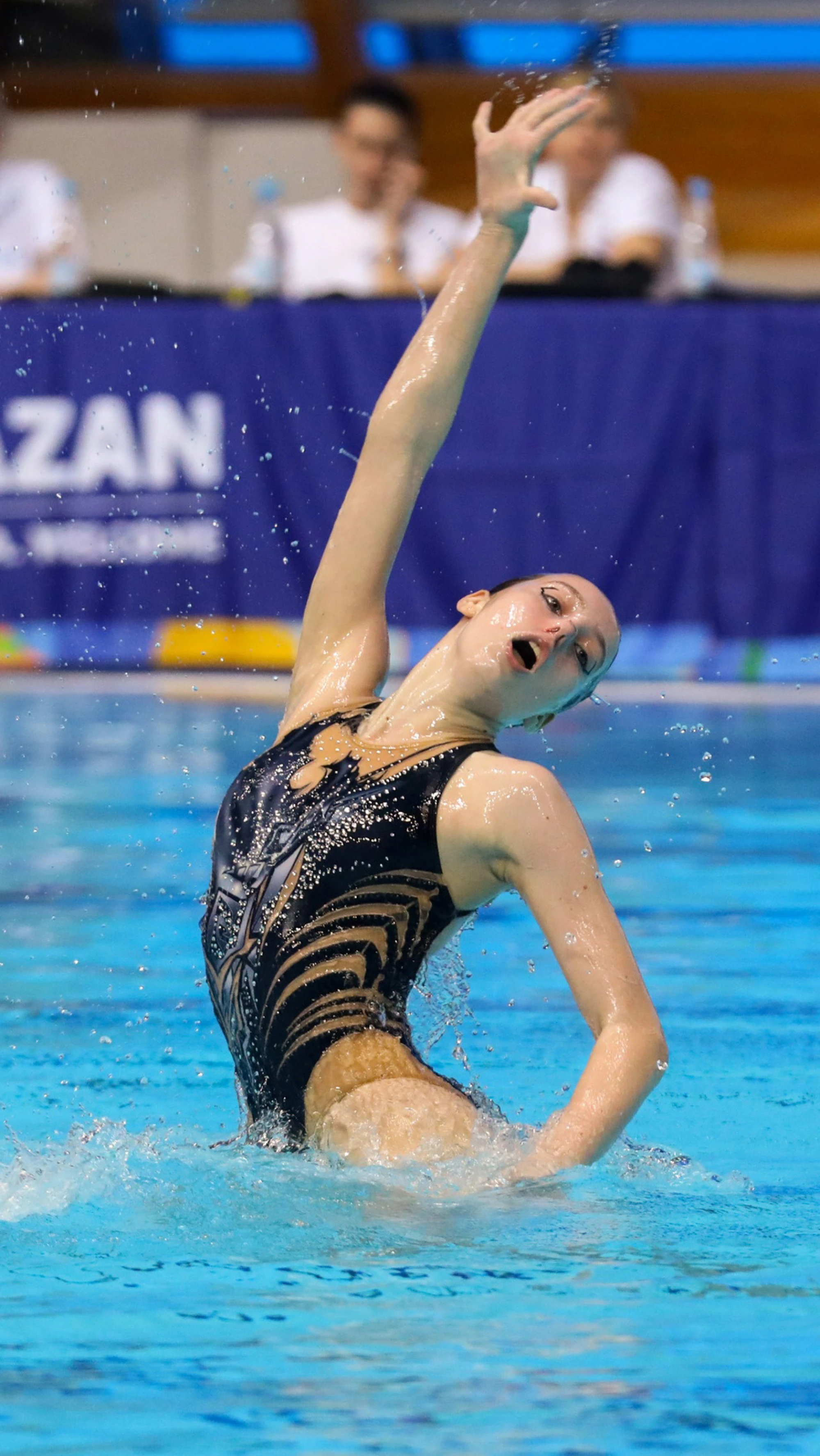 Купальник для синхронного плавания START2SWIM - первенство России соло Дюна в воде